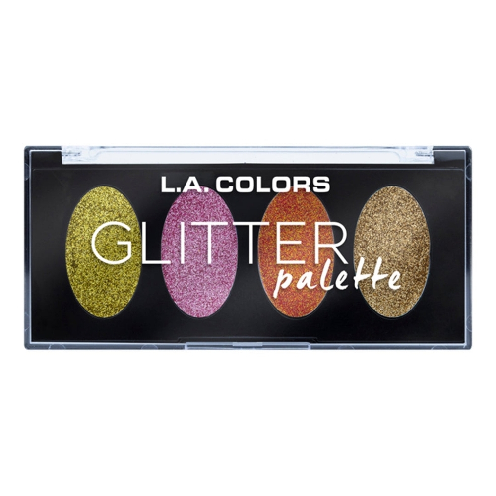 *3/15* NEW L.A. COLORS Eyeshadow Glitter Palette Splendid Festival Makeup